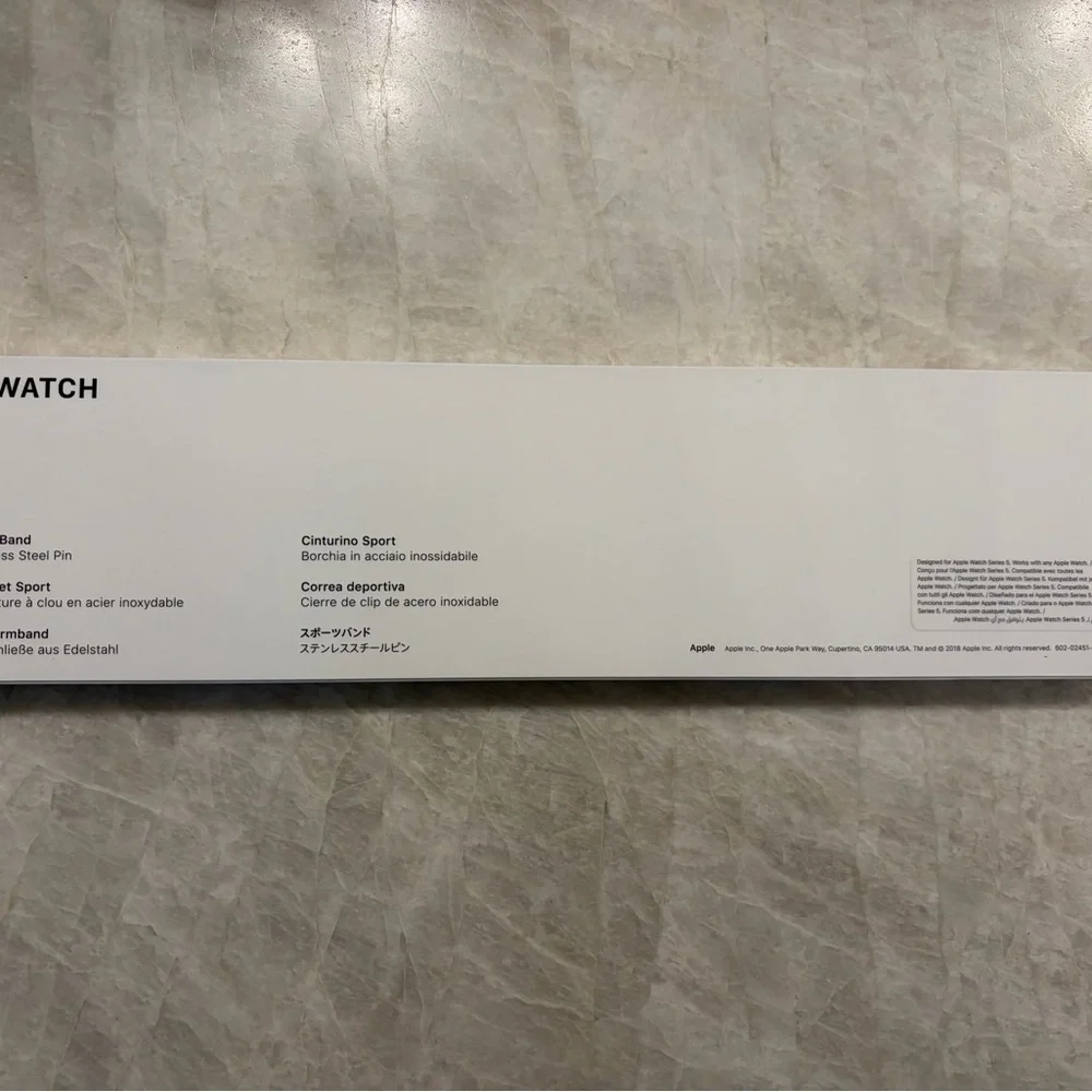 Apple 40mm Smartwatch Sport Band in Pink Sand, size S/M and M/L